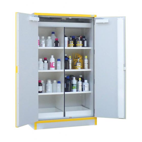 Armoire de sécurité pour produits inflammables <br> Capacité : 2 x 120 L