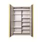 Armoire coupe-feu à compartiments 2 portes avec système de fermeture des portes