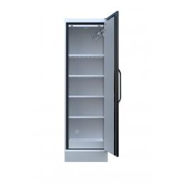 Armoire LithiumVault 1 porte avec extincteur FirePro
