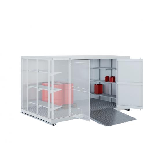 Bungalow de 3 mètres avec portes battantes