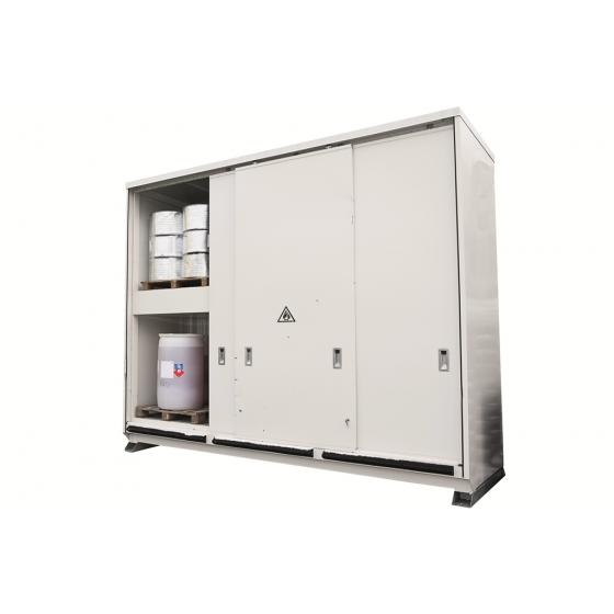 Conteneur de 4 mètres 2 niveaux avec 3 portes coulissantes