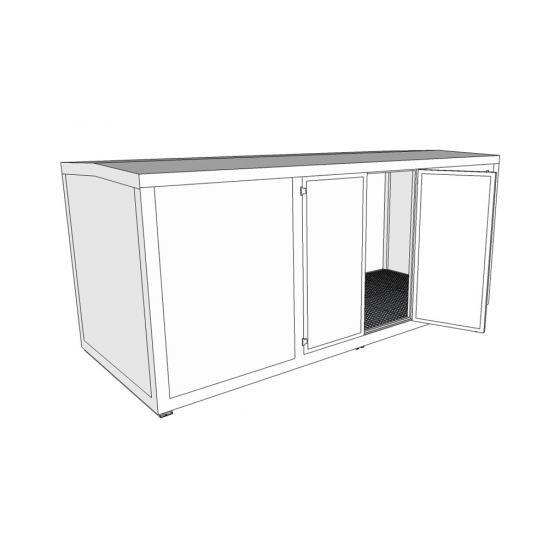 Bungalow de 6 m isolé 60 mm