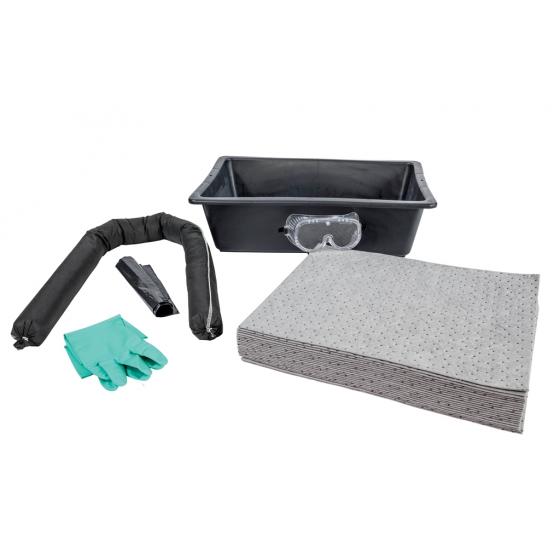 Kit anti-pollution tous liquides - Bac <br> Absorption : 20 L