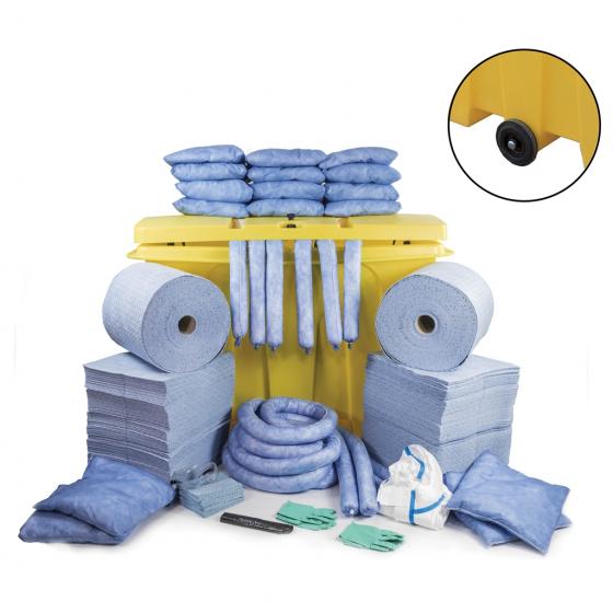 Kit anti-pollution hydrocarbure - Caisse <br> Absorption : 800 L