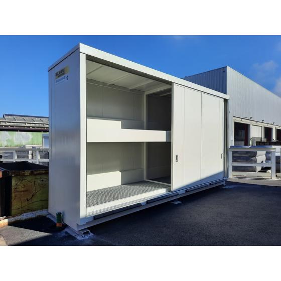 Conteneur 6 m isolé 60 mm en laine de roche haute densité