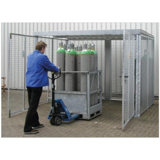 Abri pour 16 bouteilles de gaz