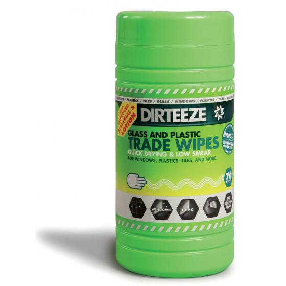 Lingettes humides pour verres et plastiques <br> Distributeur