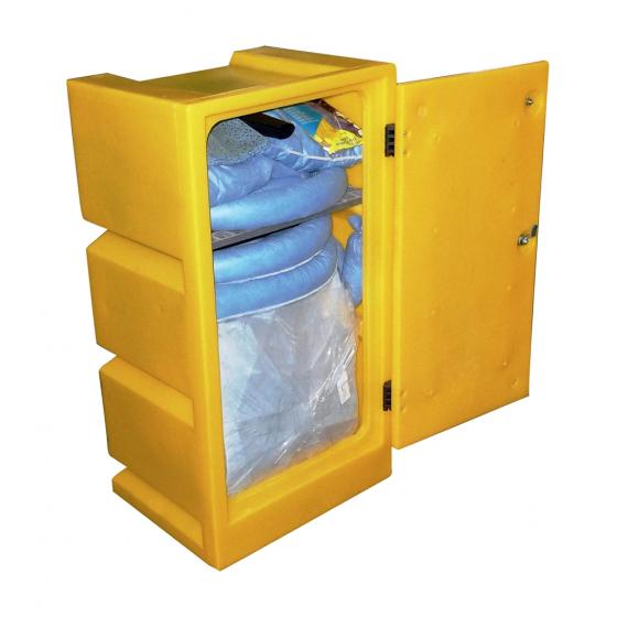 Kit anti-pollution hydrocarbure - Armoire <br> Absorption : 100 L