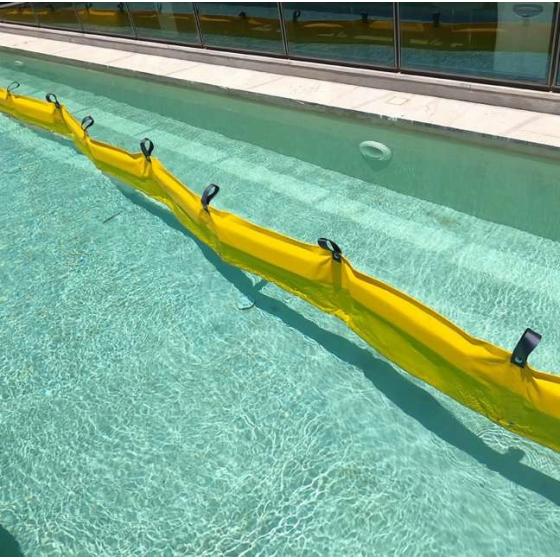 Barrage de confinement type rideau<br>Hauteur 500 mm