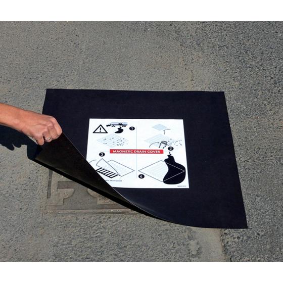 Plaque d'obturation magnétique pour regard de 700 x 700 mm