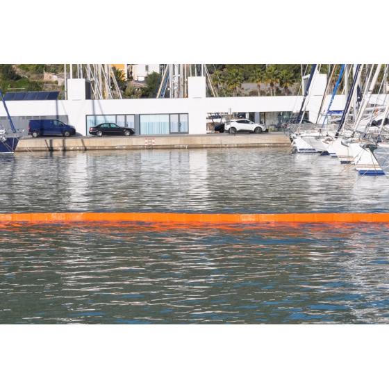 Barrage de confinement à flotteurs plats <br> Hauteur totale : 100 cm