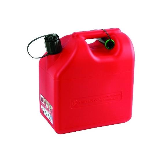 Jerrican de transport hydrocarbures en plastique <br> 10 L