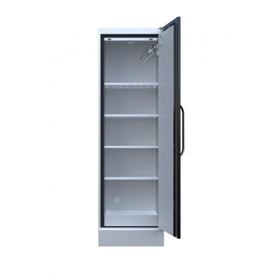 Armoire LithiumVault 1 porte avec extincteur FirePro