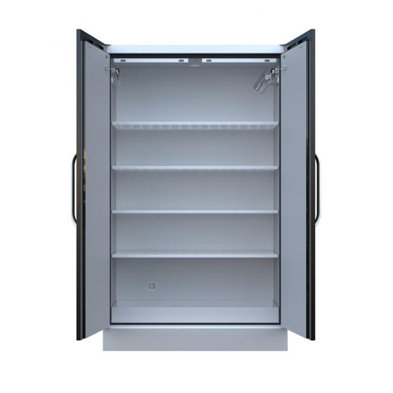 Armoire LithiumVault 2 portes avec extincteur FirePro