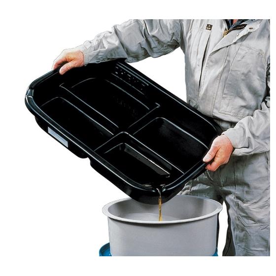 bac de vidange automobile Bac de vidange d'huile sans fuite Portable  universel en métal Construction automobile conteneur