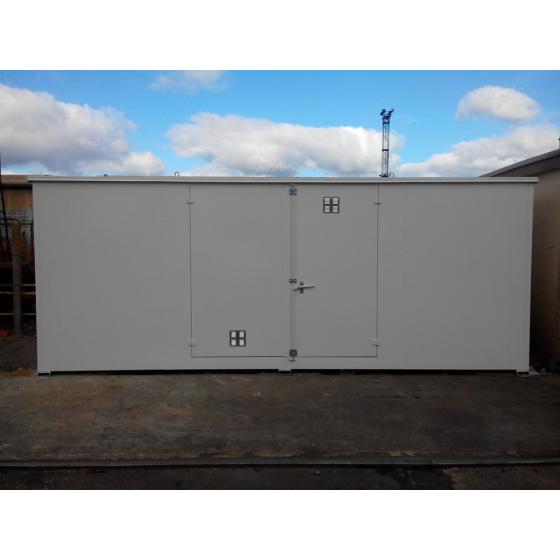 Bungalow de 6 m avec portes battantes