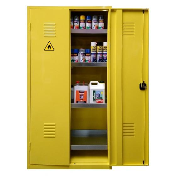 Armoire de sécurité pour produits inflammables <br >Capacité : 240 L