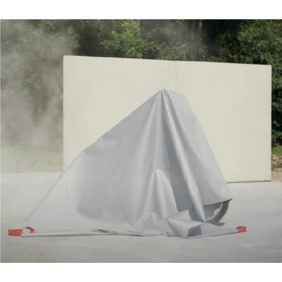 Couverture réutilisable pour feu de batteries lithium-ion (e-bike et e-scooter)