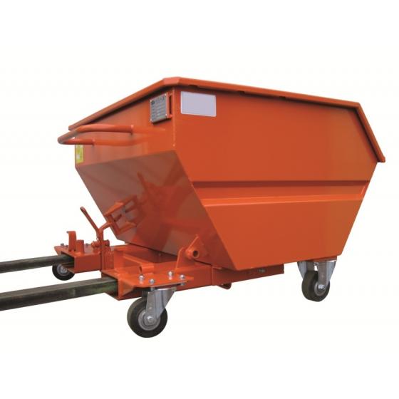 Benne basculante hauteur réduite 1200 L