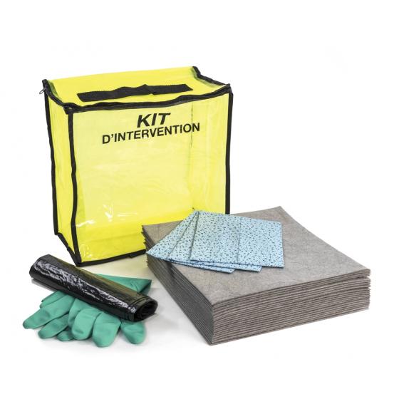 Kit anti-pollution tous liquides - Sac <br> Absorption : 10 L