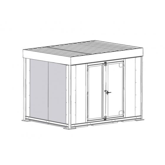 Bungalow 4 m isolé coupe-feu 2 heures (REI120)