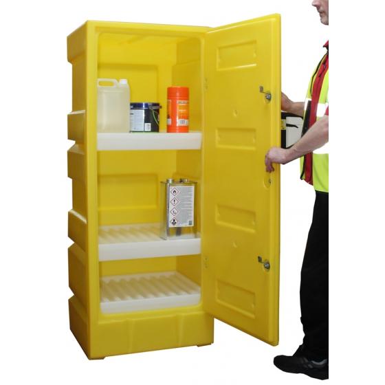 Armoire de sécurité pour produits corrosifs <br > Capacité : 140 L