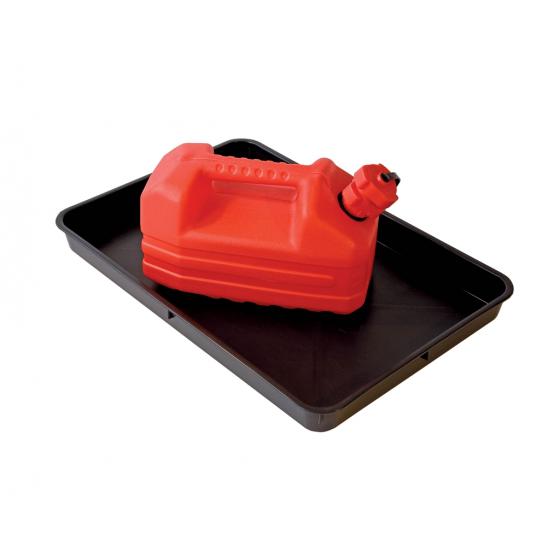 Petit bac de rétention en plastique <br> Capacité : 8.5 L