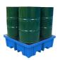 Bac de rétention en plastique - 4 fûts