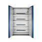Armoire avec prises électriques pour le stockage des batteries lithium-ion