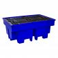 Bac de rétention en plastique - 2 fûts