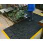 Tapis ergonomique antidérapant - Dalles en caoutchouc <br> Dim : 910 x 910 mm