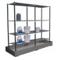 Etagère avec bac de rétention au sol <br> de 241 L<br>