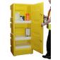 Armoire de sécurité pour produits corrosifs <br > Capacité : 140 L