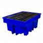 Bac de rétention en plastique - 2 fûts