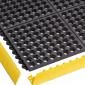 Tapis ergonomique antidérapant - Dalles en caoutchouc <br> Dim : 910 x 910 mm