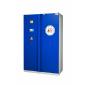 Armoire avec prises électriques pour le stockage des batteries lithium-ion