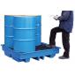 Bac de rétention bleu en polyéthylène (230 L)