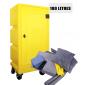 Kit anti-pollution tous liquides - Armoire PE <br> Absorption : 100 L