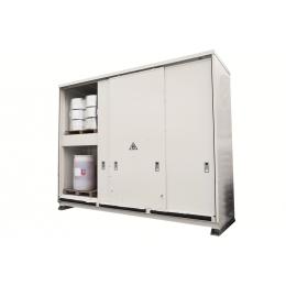 Conteneur de 4 mètres 2 niveaux avec 3 portes coulissantes