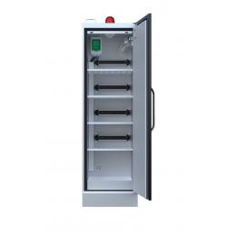 Armoire LithiumVault 1 porte pour le stockage et le chargement des batteries lithium-ion (32A)