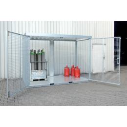 Abri pour 78 bouteilles de gaz avec plancher