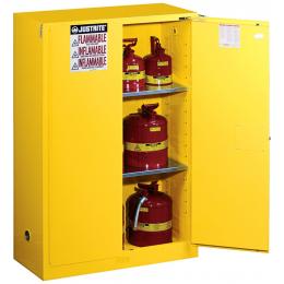 Armoire de sécurité pour produits inflammables  Capacité : 170 L