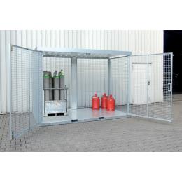 Abri pour 60 bouteilles de gaz avec plancher