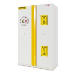 Armoire coupe-feu à compartiments 2 portes pour produits inflammables
