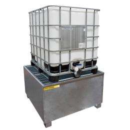 Bac de rétention en acier  1 IBC