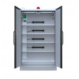 Armoire LithiumVault 2 portes pour le stockage et le chargement de batteries lithium-ion (16A)