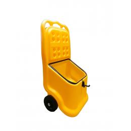 Kit d’intervention tous types de liquides - Étanche & Mobile - 100 L d’absorption