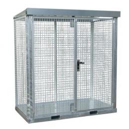 Abri pour 32 bouteilles de gaz avec plancher