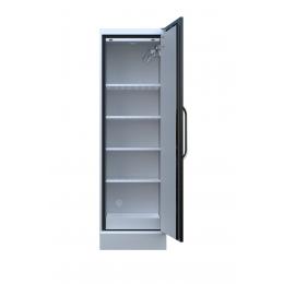Armoire LithiumVault 1 porte avec extincteur FirePro