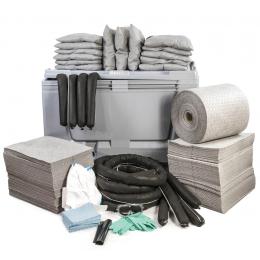 Kit anti-pollution tous liquides - Caisse palette  Absorption : 600 L